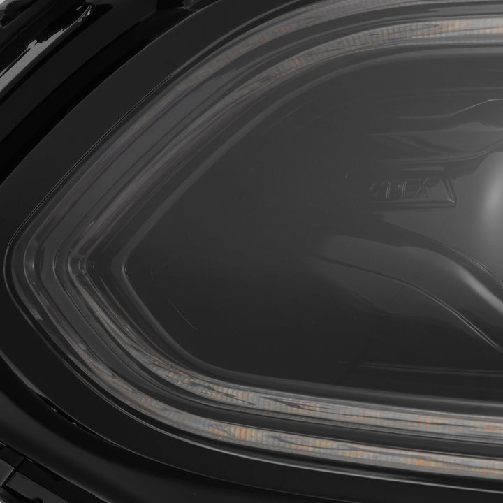 15-23 Dodge Charger LUXX-Series LED Projector Headlights Alpha-Black | AlphaRex