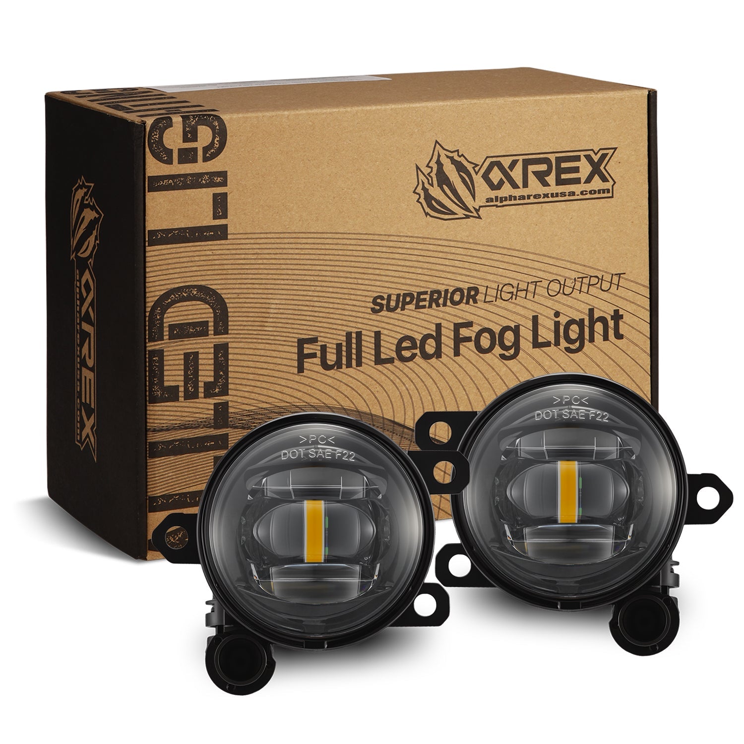 ジビエ　フォグライト　24V 24-26 Ford Ranger Raptor / Escape / Expedition LED Projector Fog
