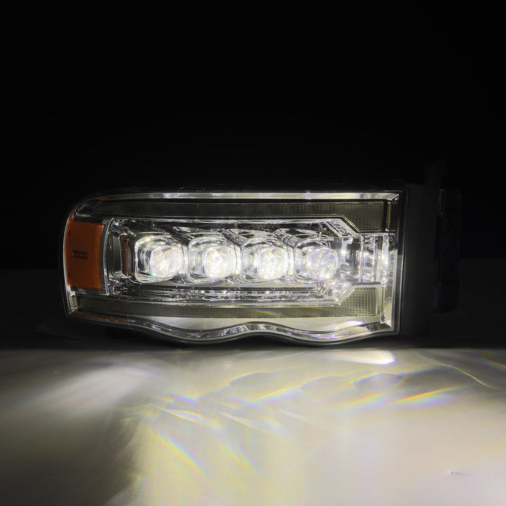 02-05 Dodge Ram NOVA-Series LED Projector Headlights Chrome | AlphaRex