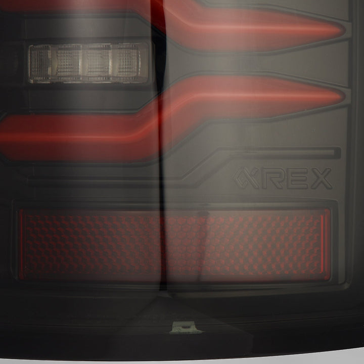 02-06 Dodge Ram 1500/03-06 Dodge Ram 2500/3500 Truck LUXX-Series LED Tail Lights Black Red | AlphaRex
