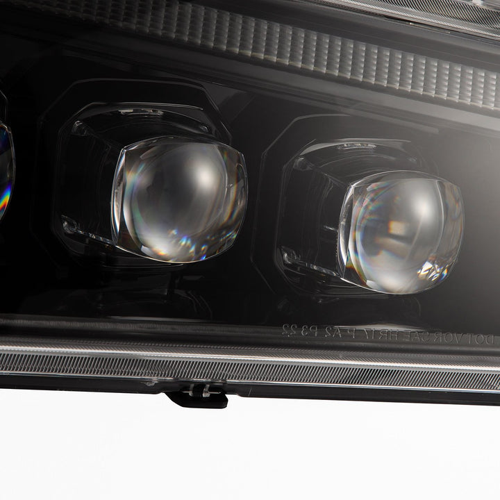 03-06 Chevrolet Silverado/02-06 Avalanche (without body cladding) NOVA-Series LED Projector Headlights Alpha-Black | AlphaRex