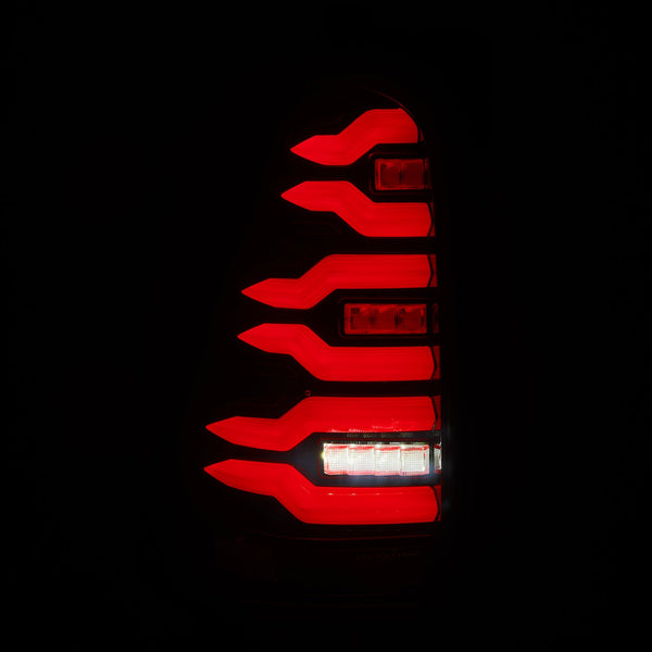 AlphaRex LUXX-Series tail light, Black-Red housing, view 2