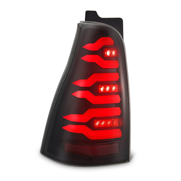 03-09 Toyota 4Runner LUXX-Series LED Tail Lights Black Red | AlphaRex