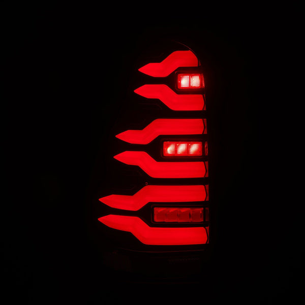 AlphaRex LUXX-Series tail light, Black-Red housing, view 3