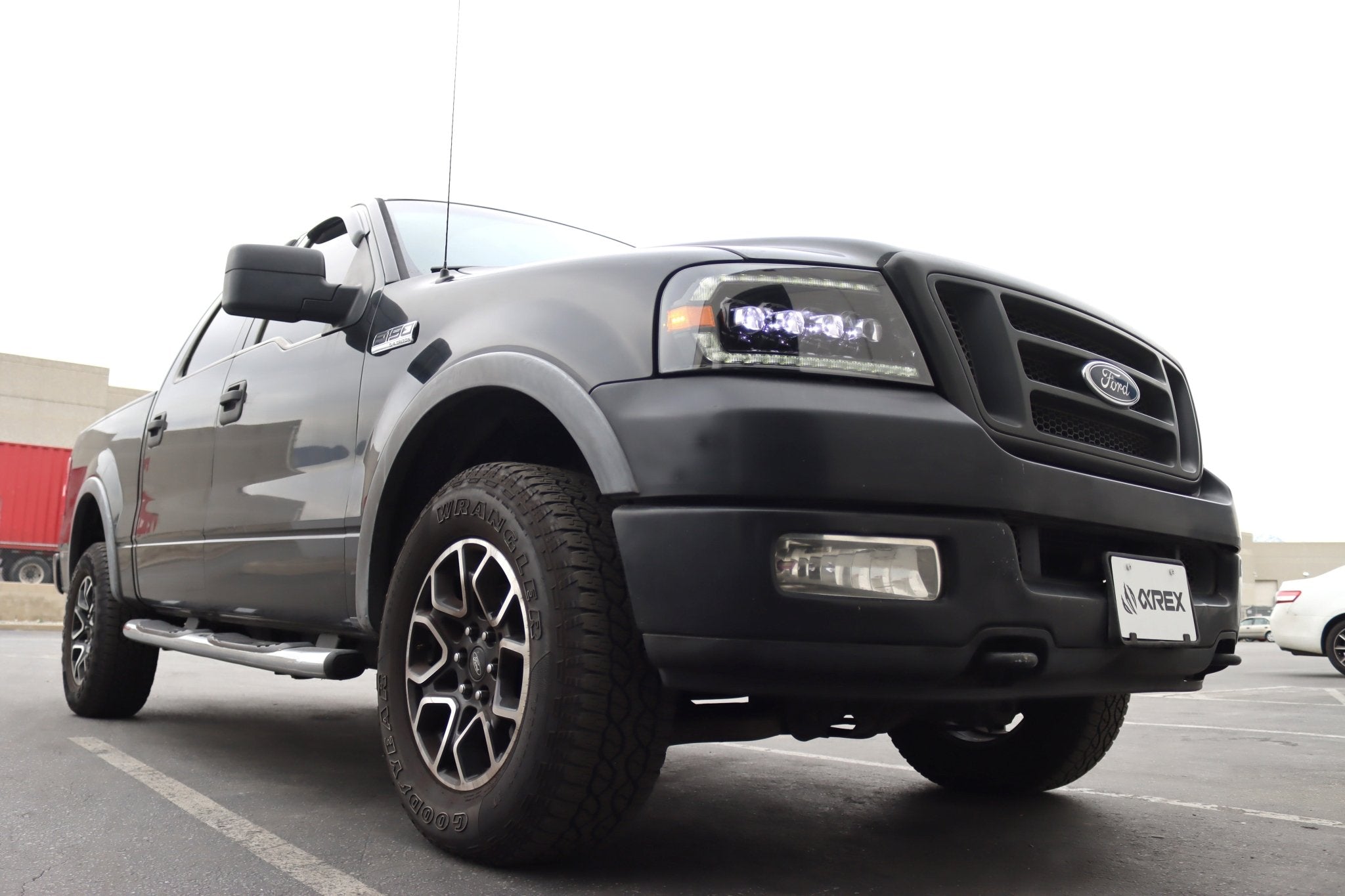 Sale107 Black Headlight Pair – For 04-08 Ford F-150 & 06-08 Lincoln Mark LT, DOT