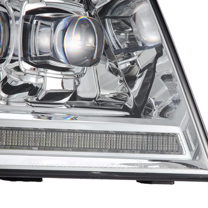 04-08 Ford F150 / 06-08 Lincoln Mark LT NOVA-Series LED Projector Headlights Chrome | AlphaRex