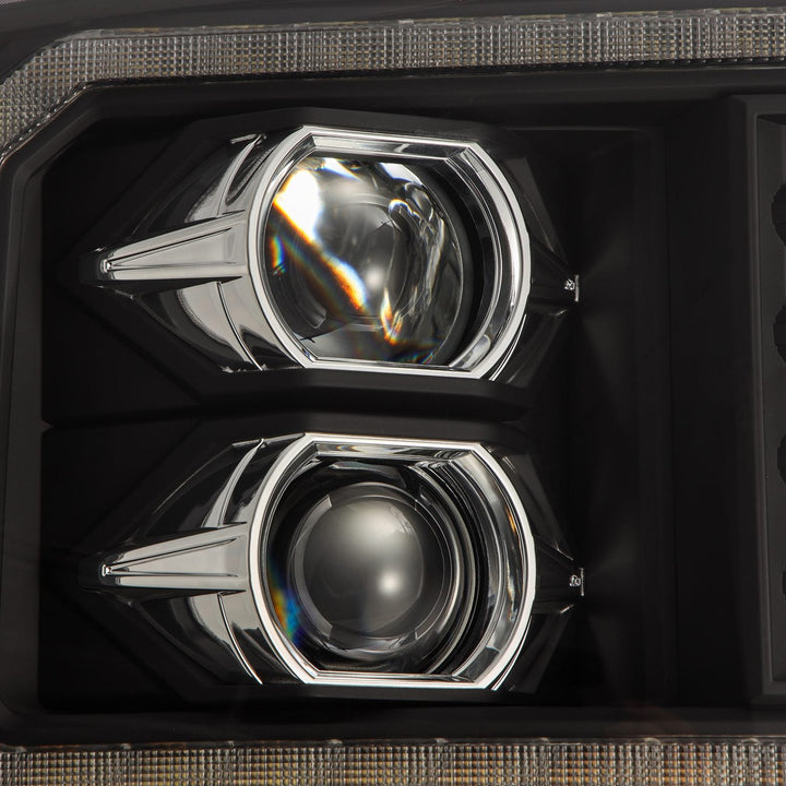 05-07 Ford Super Duty/Excursion PRO-Series Halogen Projector Headlights Black | AlphaRex