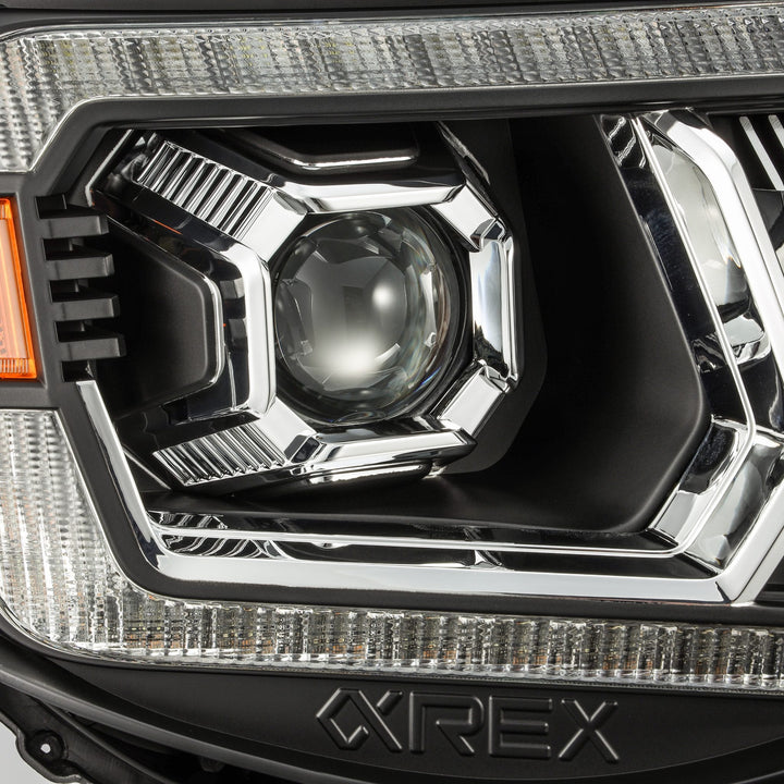 05-11 Toyota Tacoma LUXX-Series LED Projector Headlights Black | AlphaRex