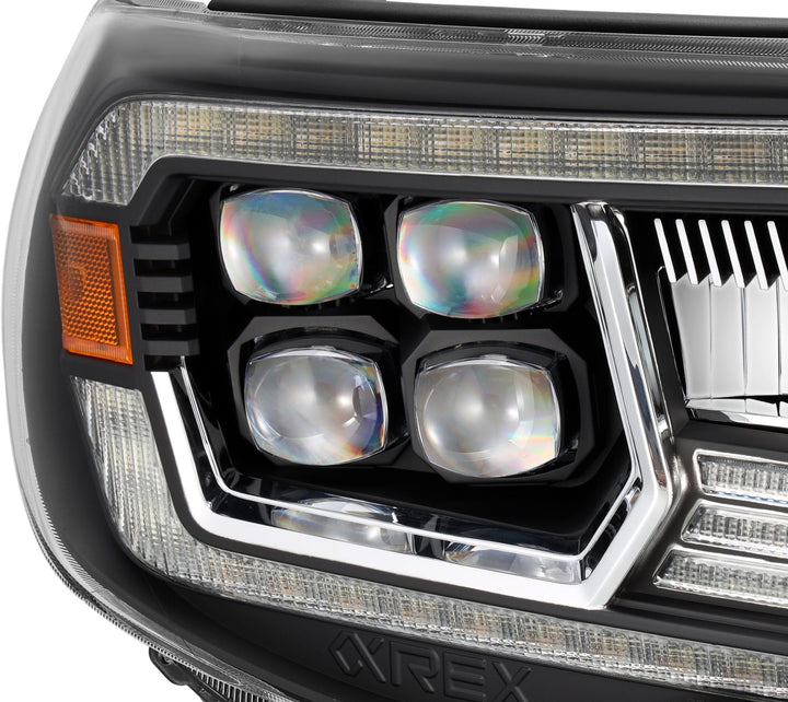 05-11 Toyota Tacoma NOVA-Series LED Projector Headlights Black | AlphaRex