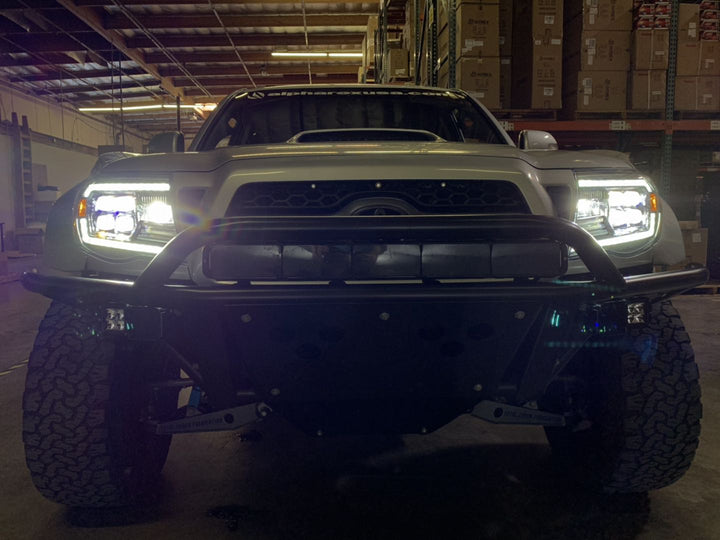 05-11 Toyota Tacoma NOVA-Series LED Projector Headlights Black | AlphaRex