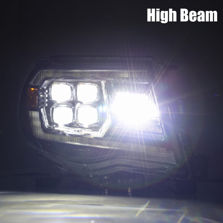 05-11 Toyota Tacoma NOVA-Series LED Projector Headlights Chrome | AlphaRex