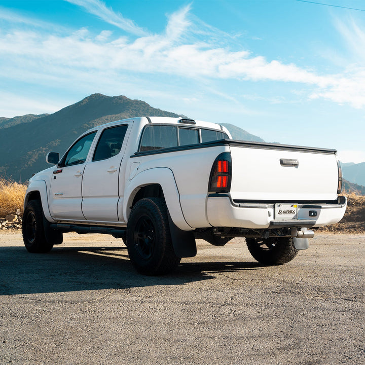 05-15 Toyota Tacoma NOVA-Series Prismatic LED Tail Lights Alpha-Black | AlphaRex