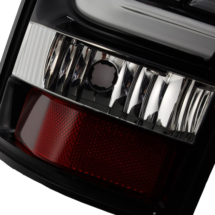 05-15 Toyota Tacoma PRO-Series LED Tail Lights Jet Black | AlphaRex