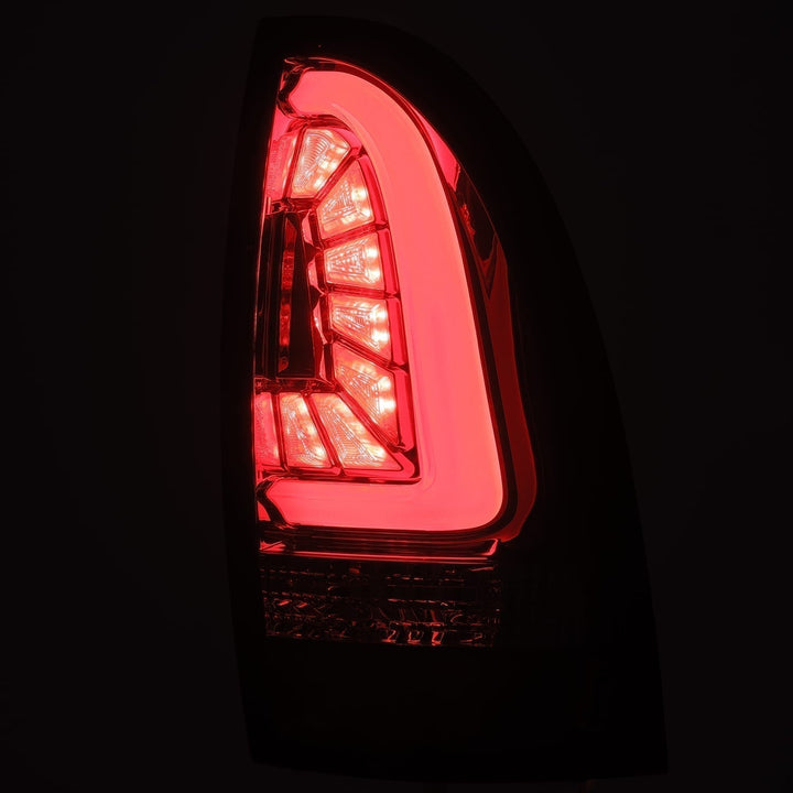 Tacoma L-Bar LED Tail Lights; Black Housing; Smoked Lens (05-15 Tacoma L-Bar LED Tail Lights; Black Housing; Smoked Lens (05-15