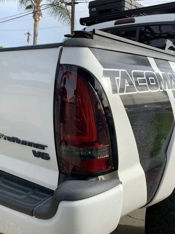 05-15 Toyota Tacoma PRO-Series LED Tail Lights Red Smoke | AlphaRex