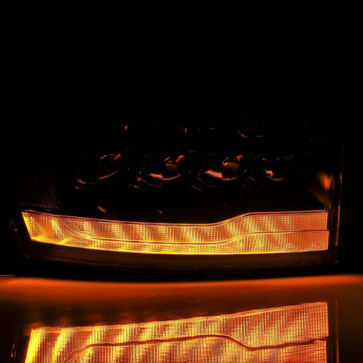 06-08 Dodge Ram NOVA-Series LED Projector Headlights Alpha-Black | AlphaRex