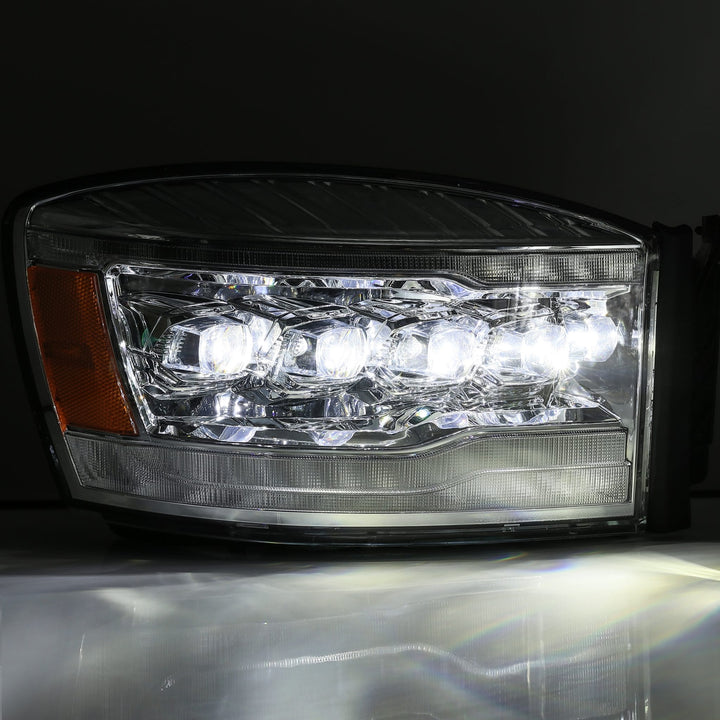 06-08 Dodge Ram NOVA-Series LED Projector Headlights Chrome | AlphaRex