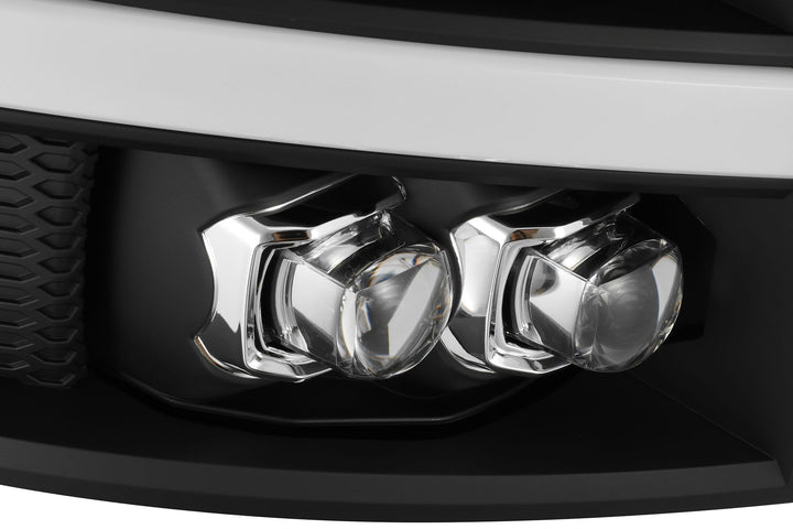 07-13 Chevrolet Silverado NOVA-Series LED Projector Headlights Black | AlphaRex