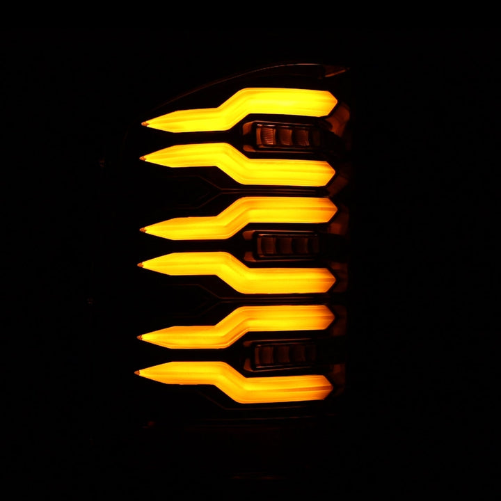 07-13 Chevy Silverado LUXX-Series LED Tail Lights Alpha-Black | AlphaRex