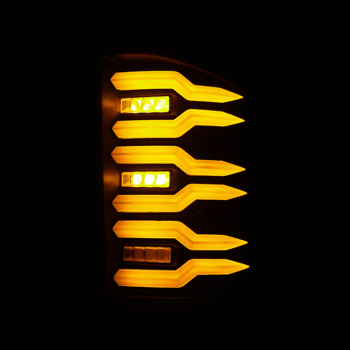 07-13 Chevy Silverado LUXX-Series LED Tail Lights Black | AlphaRex