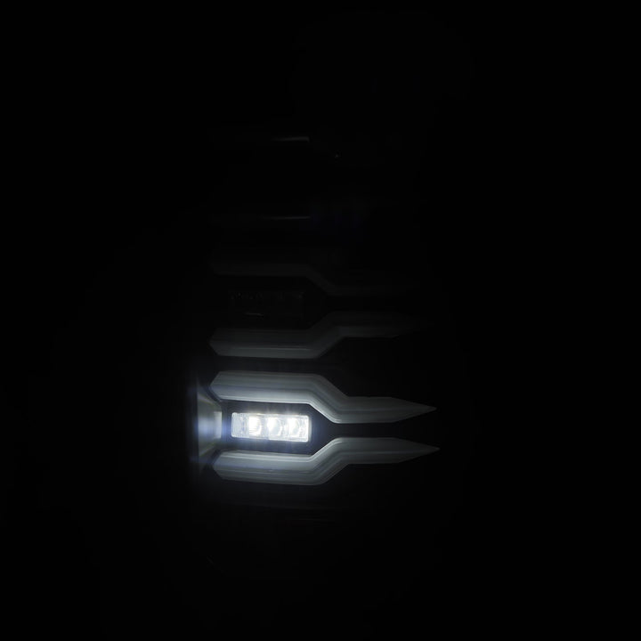 07-13 GMC Sierra LUXX-Series LED Tail Lights Black | AlphaRex