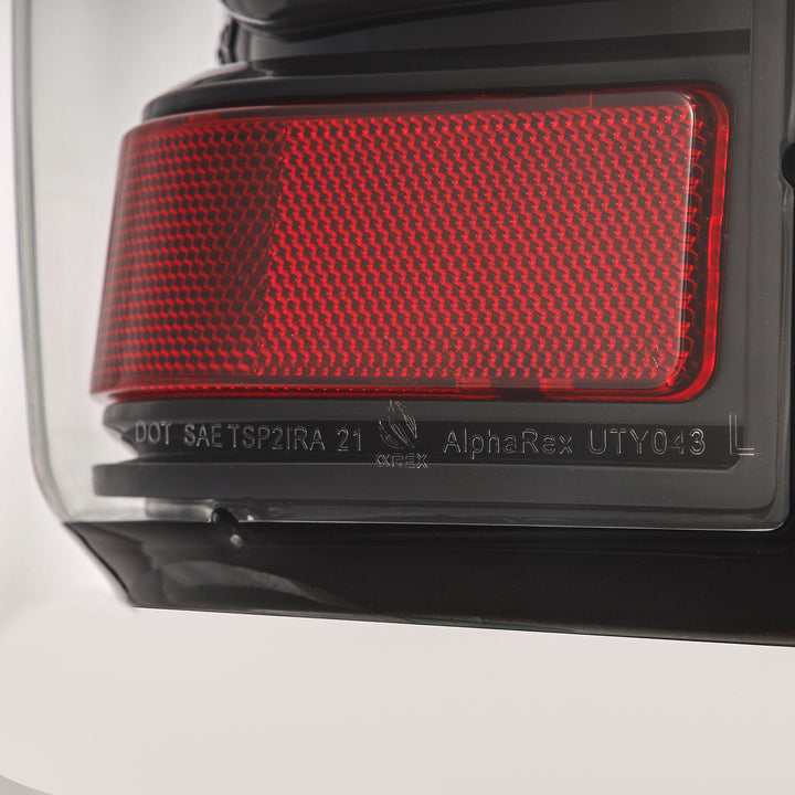 07-13 Toyota Tundra LUXX-Series LED Tail Lights Alpha-Black | AlphaRex