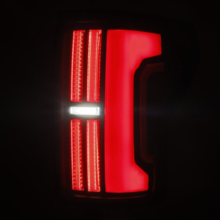 07-13 Toyota Tundra NOVA-Series Prismatic LED Tail Lights Black-Red | AlphaRex