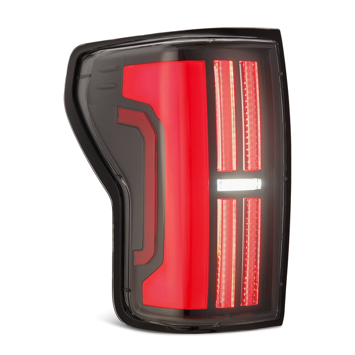 07-13 Toyota Tundra NOVA-Series Prismatic LED Tail Lights Black-Red | AlphaRex