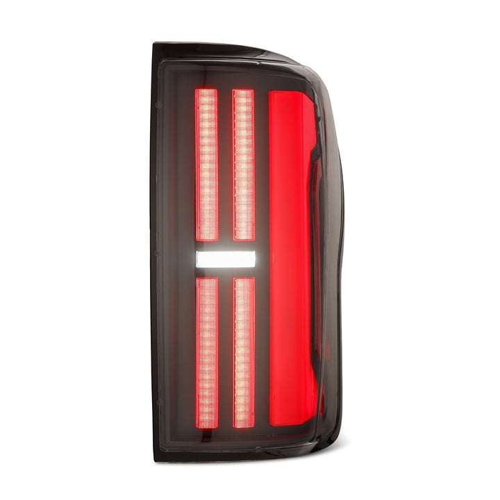 07-13 Toyota Tundra NOVA-Series Prismatic LED Tail Lights Black-Red | AlphaRex