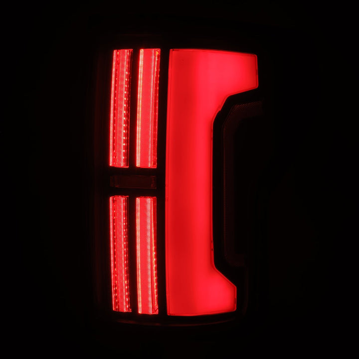 07-13 Toyota Tundra NOVA-Series Prismatic LED Tail Lights Black-Red | AlphaRex