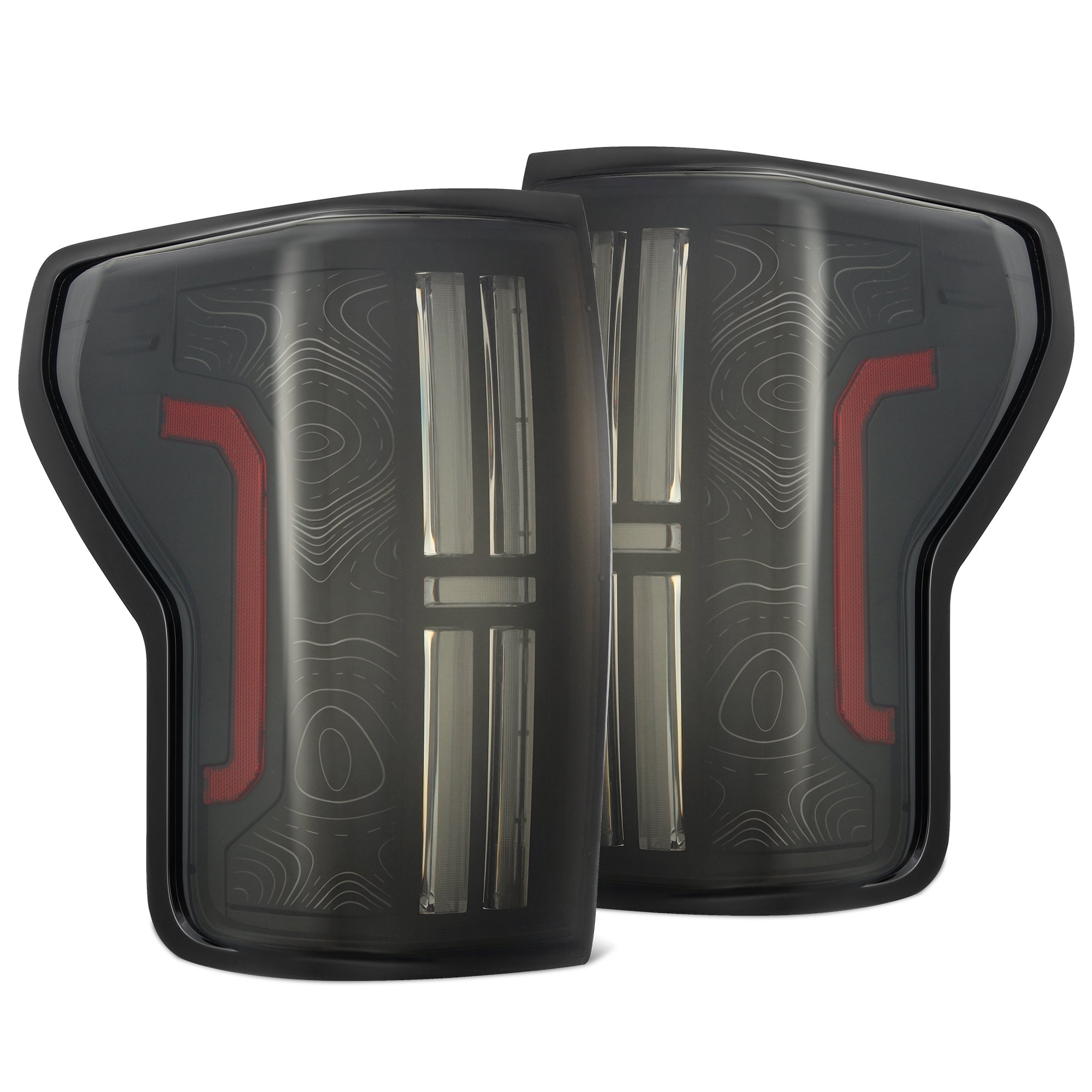  ラディアントルミナイザー ハイライト 07-13 Toyota Tundra NOVA-Series Prismatic LED Tail Lights Black
