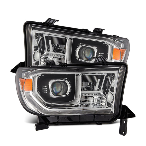 07-13 Toyota Tundra/08-17 Toyota Sequoia MK II LUXX-Series LED Projector Headlights Chrome (With Level Adjuster) | AlphaRex