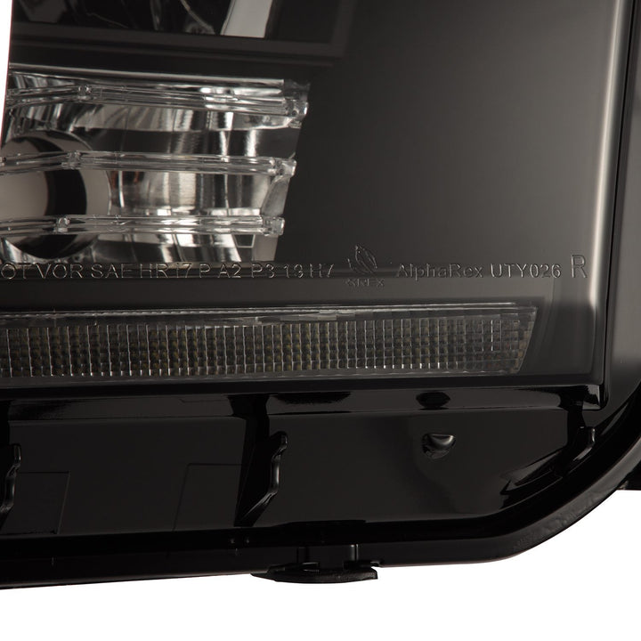 07-13 Toyota Tundra/08-17 Toyota Sequoia MK II NOVA-Series LED Projector Headlights Black (With Level Adjuster) | AlphaRex