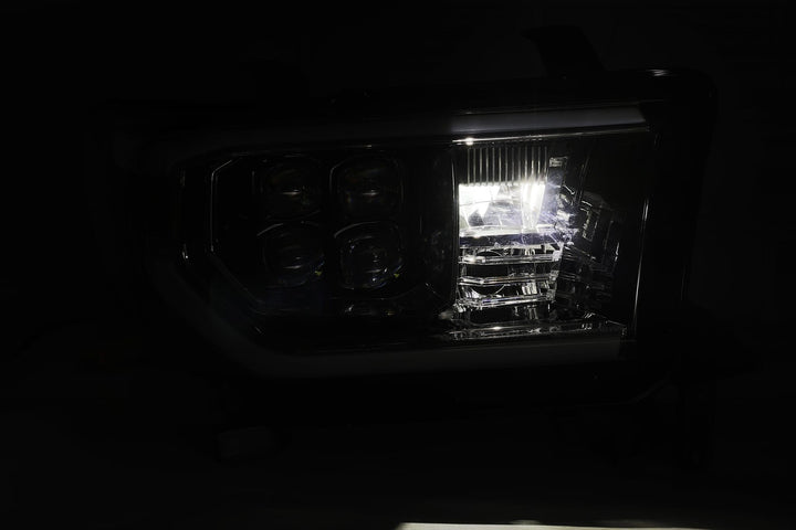 07-13 Toyota Tundra/08-17 Toyota Sequoia NOVA-Series LED Projector Headlights Black (With Level Adjuster) | AlphaRex