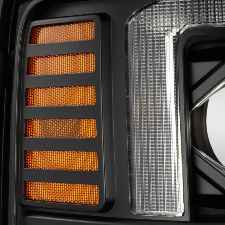 08-10 Ford Super Duty/Excursion PRO-Series Halogen Projector Headlights Black | AlphaRex