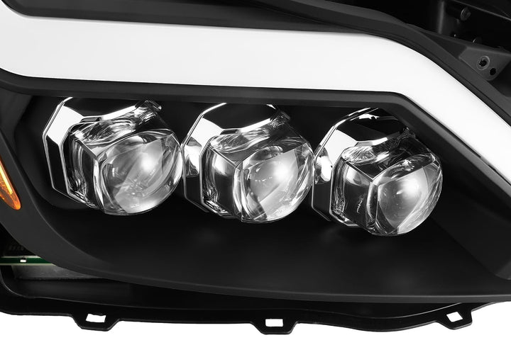08-13 Infiniti G37/14-15 Q60 Coupe MK II NOVA-Series LED Projector Headlights Black | AlphaRex