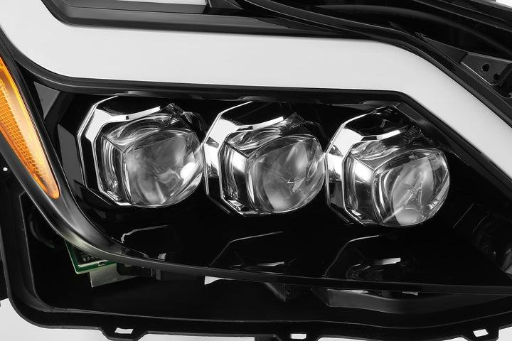 08-13 Infiniti G37/14-15 Q60 Coupe NOVA-Series LED Projector Headlights Jet Black | AlphaRex