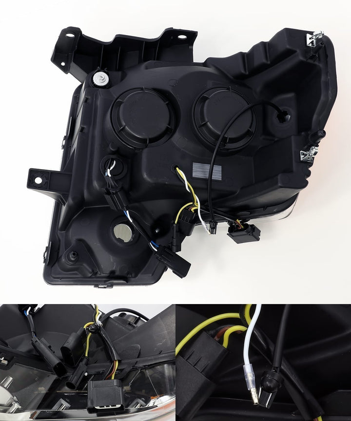 09-14 Ford F150 LUXX-Series LED Projector Headlights Black | AlphaRex
