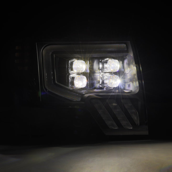 09-14 Ford F150 MKII NOVA-Series LED Projector Headlights Black | AlphaRex