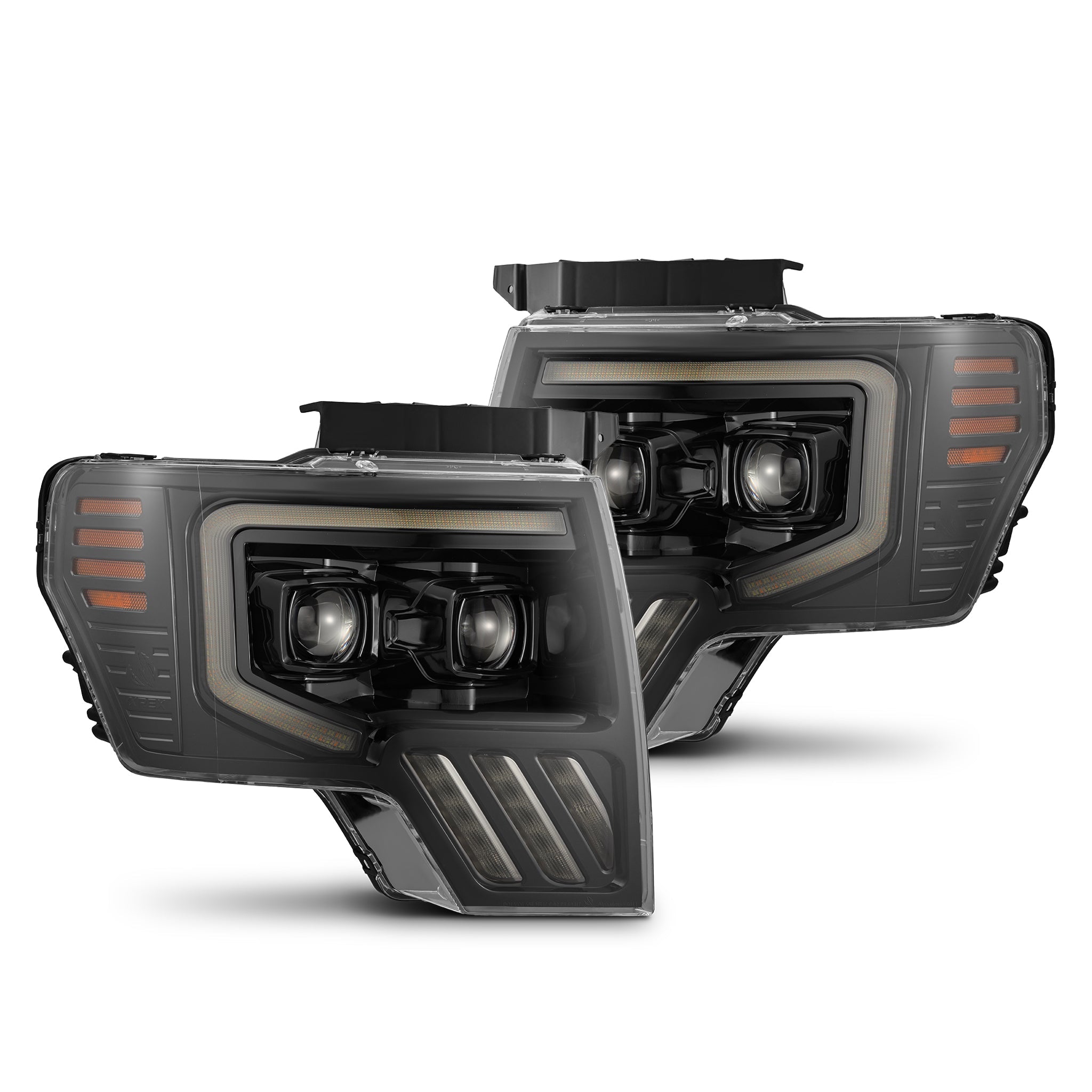 09-14 Ford F150 MKII PRO-Series Halogen Projector Headlights Alpha