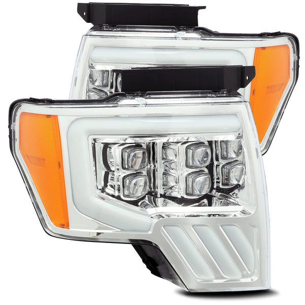 09-14 Ford F150 NOVA-Series LED Projector Headlights Chrome | AlphaRex