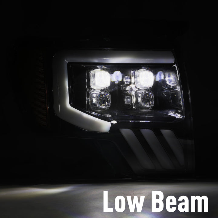 09-14 Ford F150 NOVA-Series LED Projector Headlights Jet Black | AlphaRex
