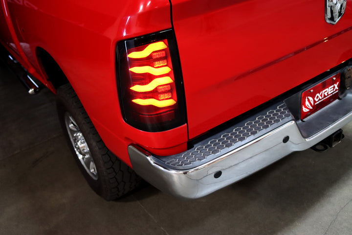 09-18 Ram Truck LUXX-Series LED Tail Lights Black | AlphaRex