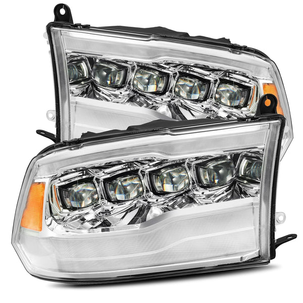 09-18 Ram Truck NOVA-Series LED Projector Headlights Chrome | AlphaRex