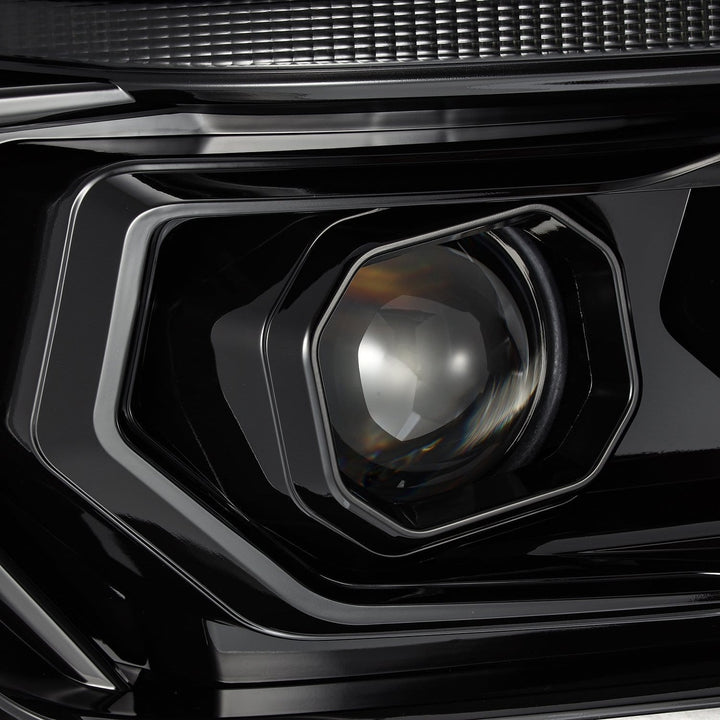 10-13 Toyota 4Runner LUXX-Series Projector Headlights Alpha-Black | AlphaRex