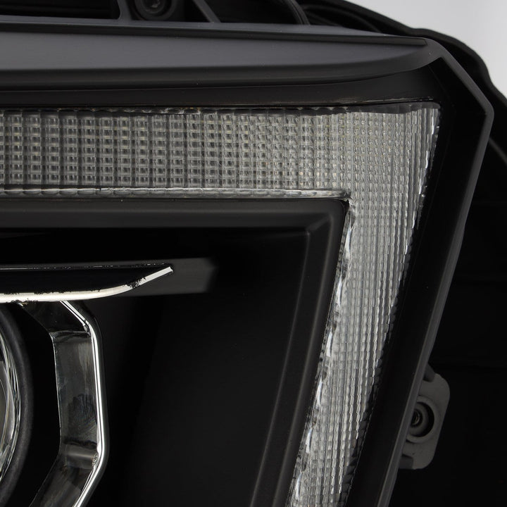 10-13 Toyota 4Runner PRO-Series Halogen Projector Headlights Black | AlphaRex