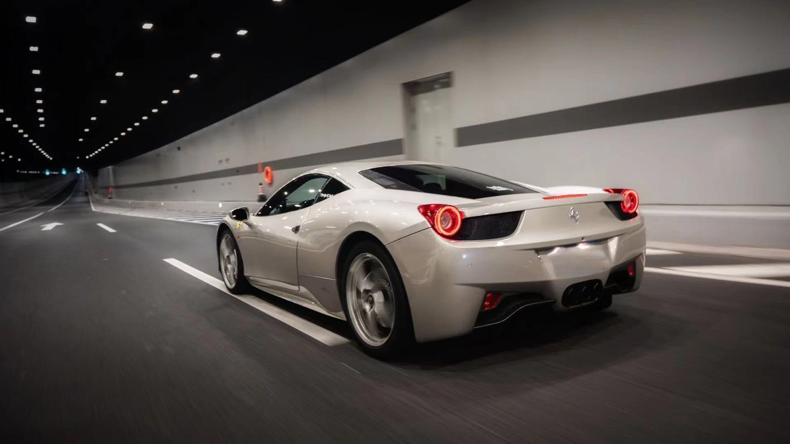 Ferrari Rpm Led Strip 10-15 Ferrari 458 NOVA-Series Prismatic LED Tail Lights Red Clear ...