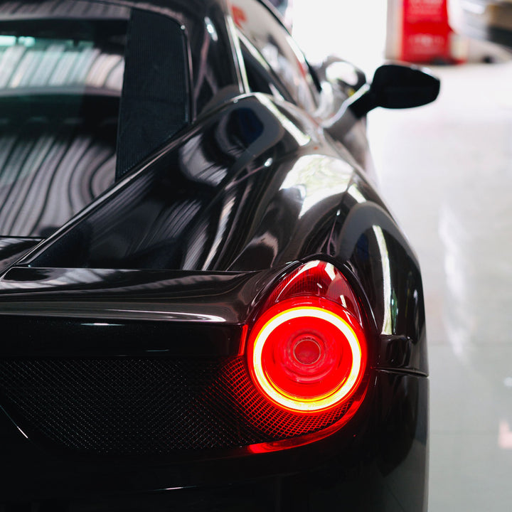 10-15 Ferrari 458 NOVA-Series Prismatic LED Tail Lights - Red Clear | AlphaRex