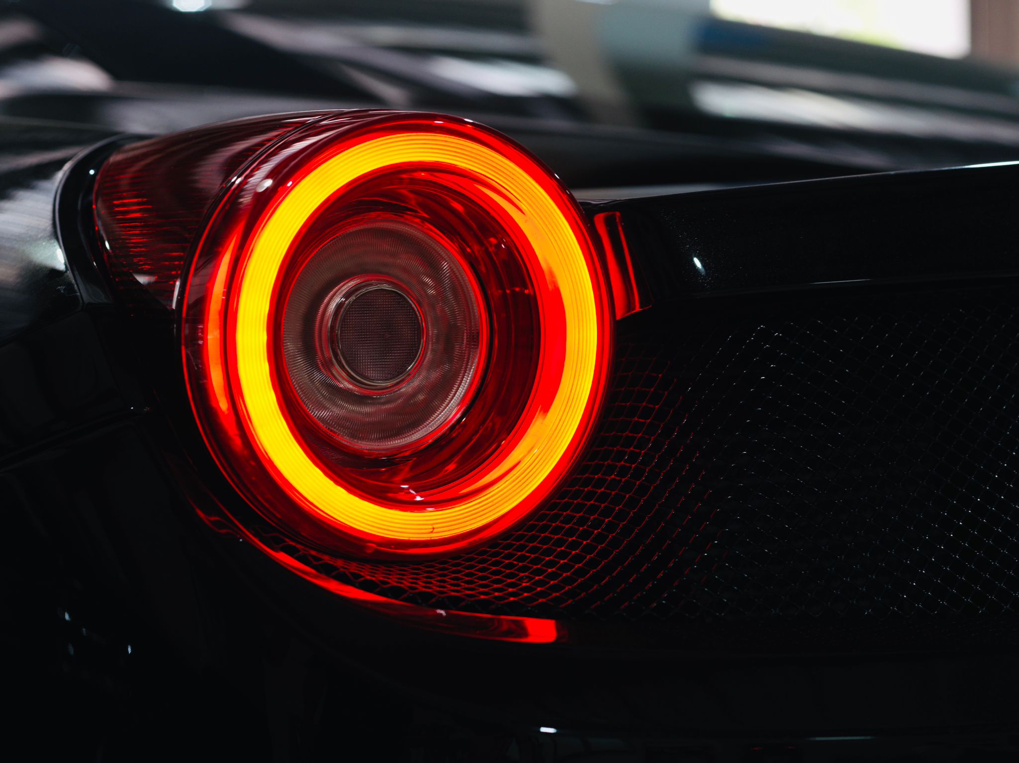 Ferrari Rpm Led Strip 10-15 Ferrari 458 NOVA-Series Prismatic LED Tail Lights Smoke | AlphaRex
