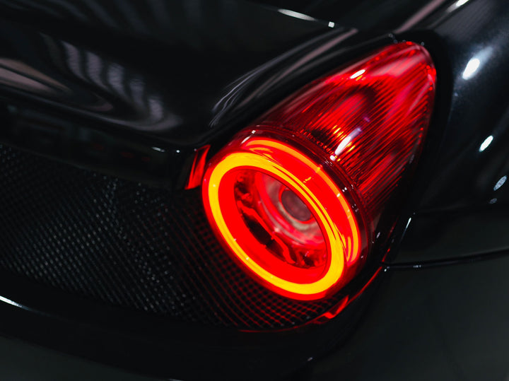 10-15 Ferrari 458 NOVA-Series Prismatic LED Tail Lights - Smoke | AlphaRex